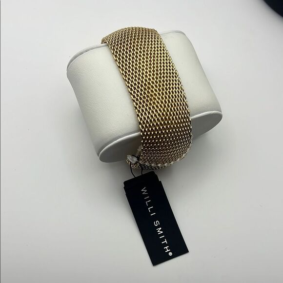 Willi Smith Gold Mesh Bracelet - Picture 3 of 4